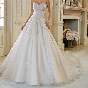 Sophia Tolli "Ida" Wedding Gown (Unaltered)